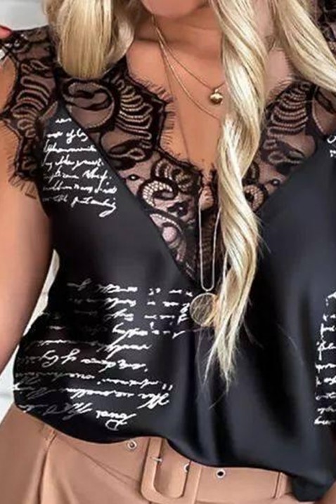 Top BONESITA BLACK, Boja: crna, IVET.RS - Nova Kolekcija