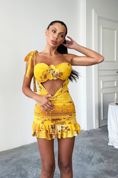 Haljina CAFENITA YELLOW, Boja: žuta, IVET.RS - Nova Kolekcija