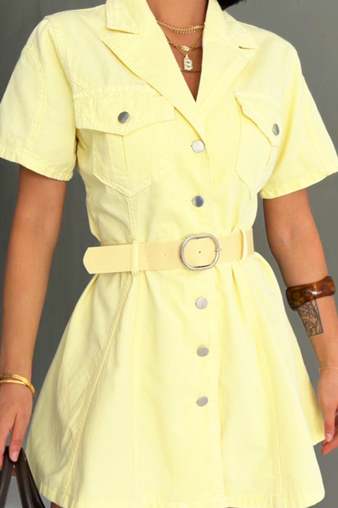 Haljina KOPNENA YELLOW, Boja: žuta, IVET.RS - Nova Kolekcija