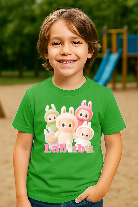 Dečija majica LABUBU KIDDY GREEN, Boja: zelena, IVET.RS - Nova Kolekcija