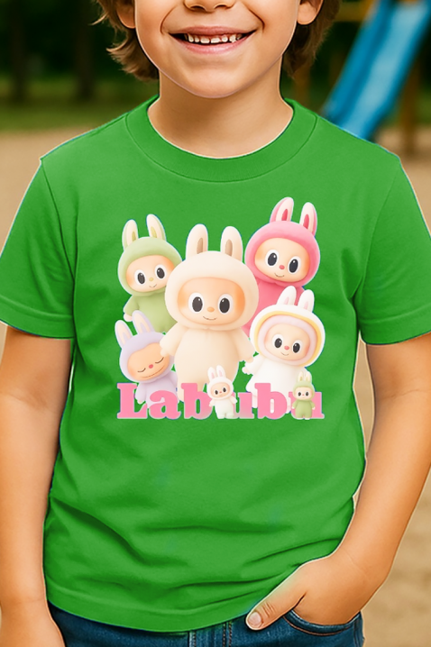 Dečija majica LABUBU KIDDY GREEN, Boja: zelena, IVET.RS - Nova Kolekcija