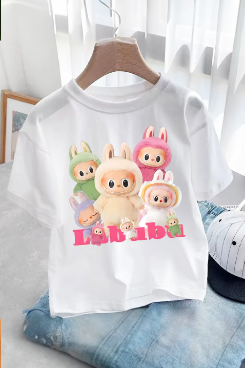 Dečija majica LABUBU KIDDY WHITE, Boja: bela, IVET.RS - Nova Kolekcija