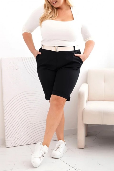 Kratke pantalone LOMINERA BLACK, Boja: crna, IVET.RS - Nova Kolekcija