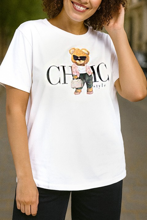 Majica CLIKONA WHITE, Boja: bela, IVET.RS - Nova Kolekcija