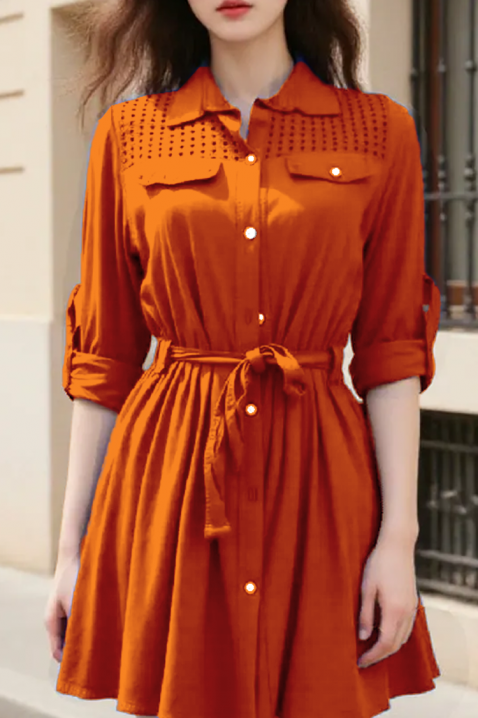 Haljina DELFERZA ORANGE, Boja: narandžasta, IVET.RS - Nova Kolekcija