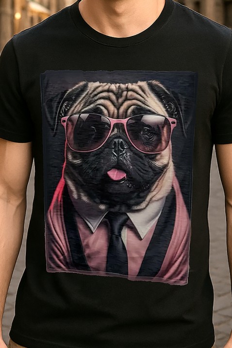 Muška majica DOGGO BLACK, Boja: crna, IVET.RS - Nova Kolekcija