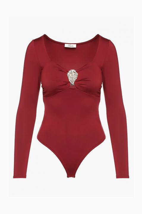 Bodi - bluza ROMINFA RED, Boja: crvena, IVET.RS - Nova Kolekcija