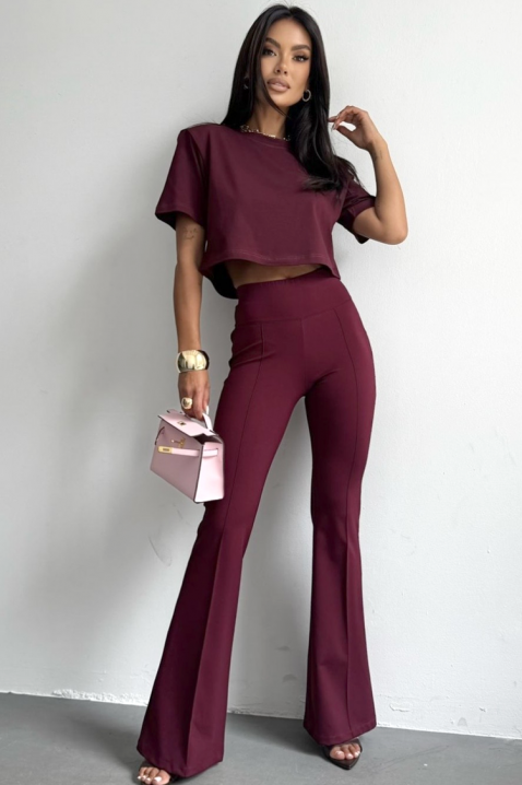 Pantalone BIOERZA, Boja: bordo, IVET.RS - Nova Kolekcija