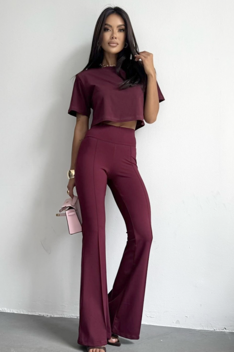 Pantalone BIOERZA, Boja: bordo, IVET.RS - Nova Kolekcija