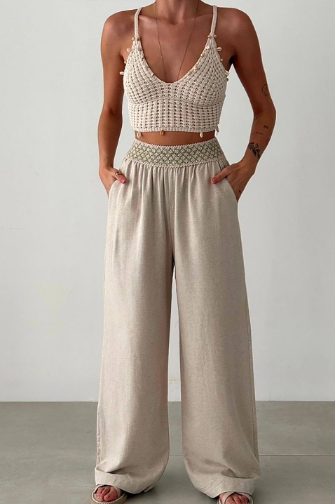 Pantalone SINEYA, Boja: bež, IVET.RS - Nova Kolekcija