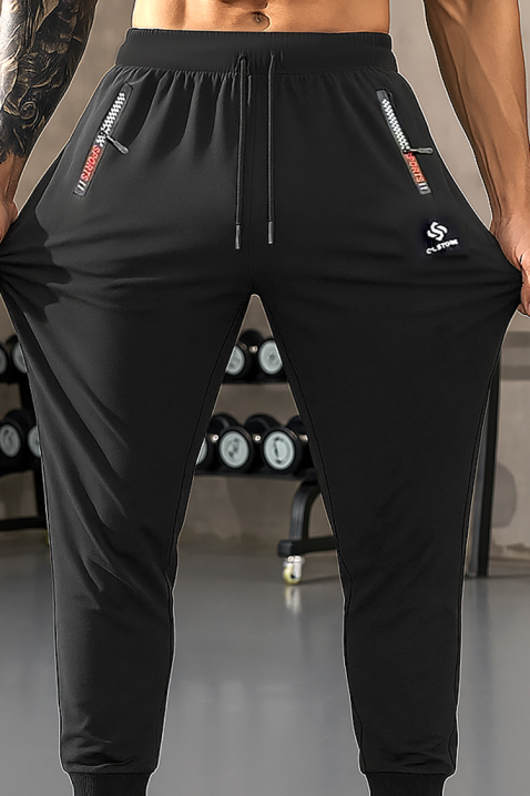 Muške pantalone MOGOZO BLACK, Boja: crna, IVET.RS - Nova Kolekcija