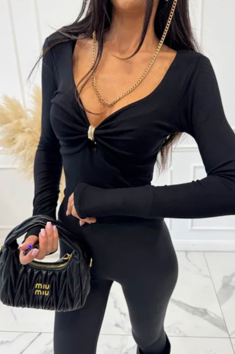 Ženska bluza DRALMORFA BLACK, Boja: crna, IVET.RS - Nova Kolekcija