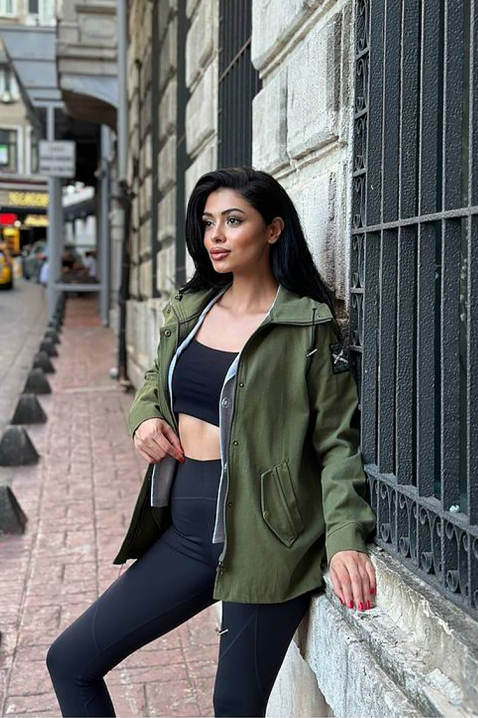 Jakna ZELMIRDA GREEN, Boja: zelena, IVET.RS - Nova Kolekcija