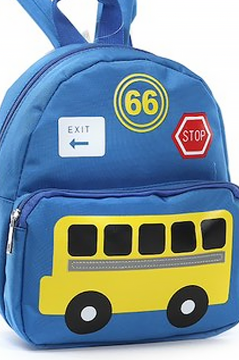 Dečji ranac BUSCHOOL BLUE, Boja: plava, IVET.RS - Nova Kolekcija