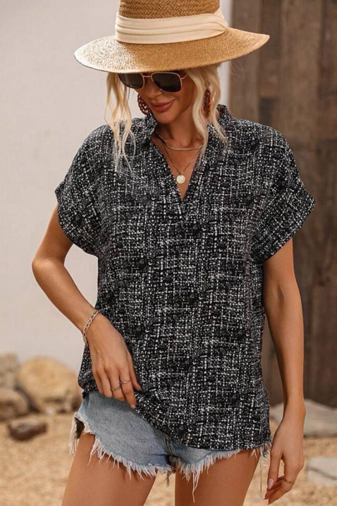 Ženska bluza AZURENA BLACK, Boja: crna, IVET.RS - Nova Kolekcija