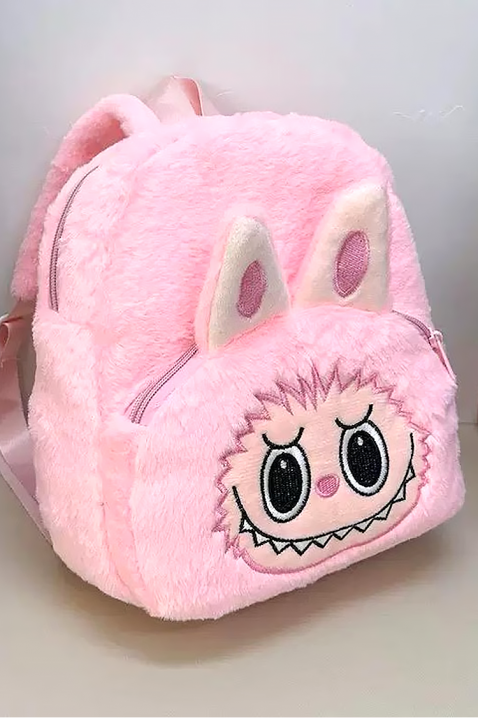 Dečiji ranac 3D LABUBU SMILE, Boja: roze, IVET.RS - Nova Kolekcija