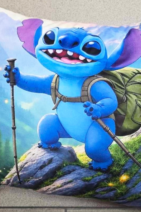 Dečji jastuk STITCH HIKE, Boja: plava, IVET.RS - Nova Kolekcija