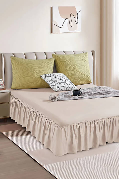 Prekrivač za krevet BENJILFA BEIGE 200x220 cm, Boja: bež, IVET.RS - Nova Kolekcija