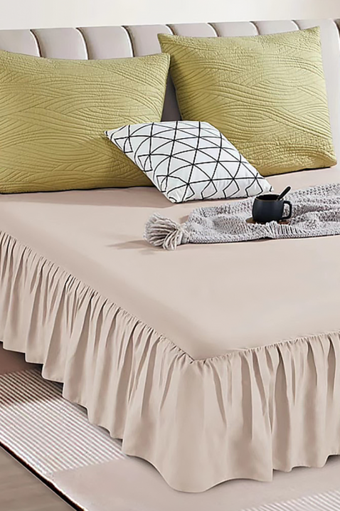 Prekrivač za krevet BENJILFA BEIGE 200x220 cm, Boja: bež, IVET.RS - Nova Kolekcija