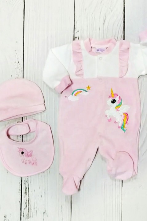 Komplet za bebe BONBONA PUDRA, Boja: rose, IVET.RS - Nova Kolekcija
