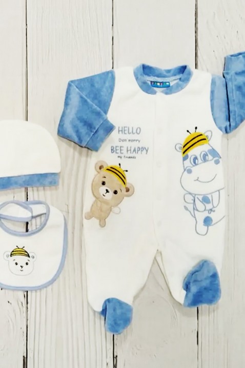 Komplet za bebe MUKINI BLUE, Boja: plava, IVET.RS - Nova Kolekcija