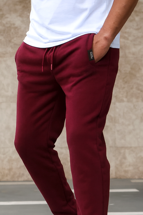 Muške pantalone FRONOZO BORDO, Boja: bordo, IVET.RS - Nova Kolekcija