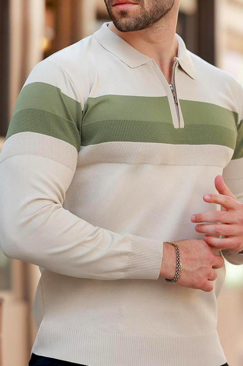Muška bluza BERTOLO ECRU, Boja: ecru, IVET.RS - Nova Kolekcija