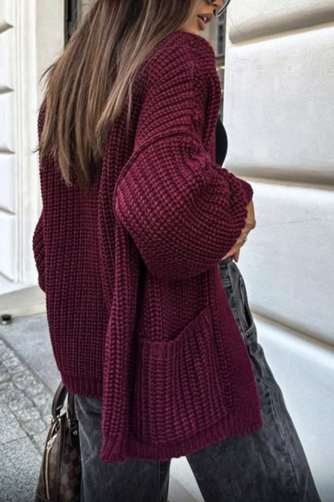 Vesta DRONBINA, Boja: bordo, IVET.RS - Nova Kolekcija