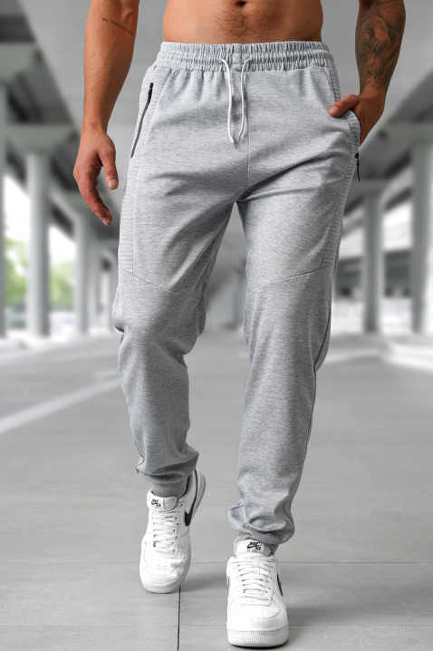 Muške pantalone RENEGO GREY, Boja: siva, IVET.RS - Nova Kolekcija