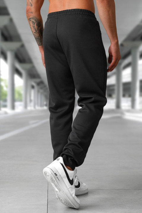 Muške pantalone RENEGO BLACK, Boja: crna, IVET.RS - Nova Kolekcija