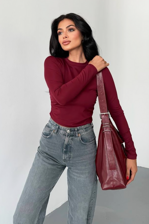 Ženska bluza GLAVONZA BORDO, Boja: bordo, IVET.RS - Nova Kolekcija