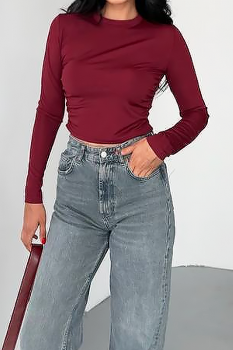 Ženska bluza GLAVONZA BORDO, Boja: bordo, IVET.RS - Nova Kolekcija
