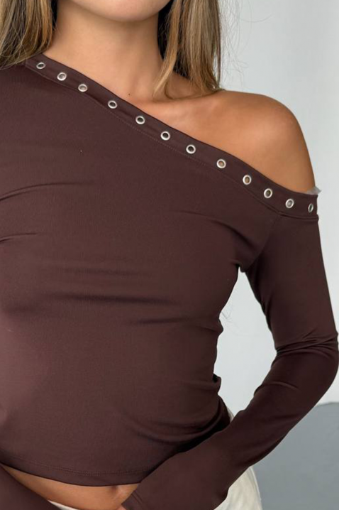 Ženska bluza LAVINDA BROWN, Boja: braon, IVET.RS - Nova Kolekcija