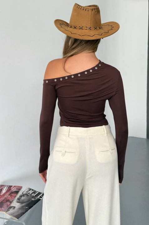 Ženska bluza LAVINDA BROWN, Boja: braon, IVET.RS - Nova Kolekcija