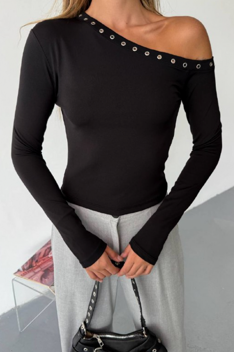 Ženska bluza LAVINDA BLACK, Boja: crna, IVET.RS - Nova Kolekcija