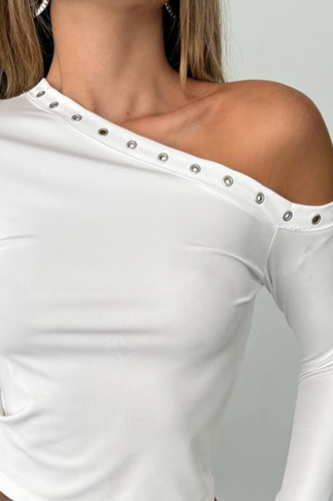 Ženska bluza LAVINDA WHITE, Boja: bela, IVET.RS - Nova Kolekcija