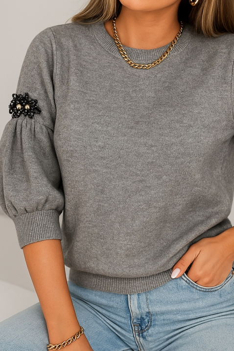 Ženska bluza LOXERDA GREY, Boja: siva, IVET.RS - Nova Kolekcija