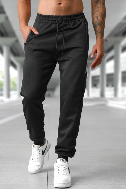 Muške pantalone XEJO BLACK, Boja: crna, IVET.RS - Nova Kolekcija
