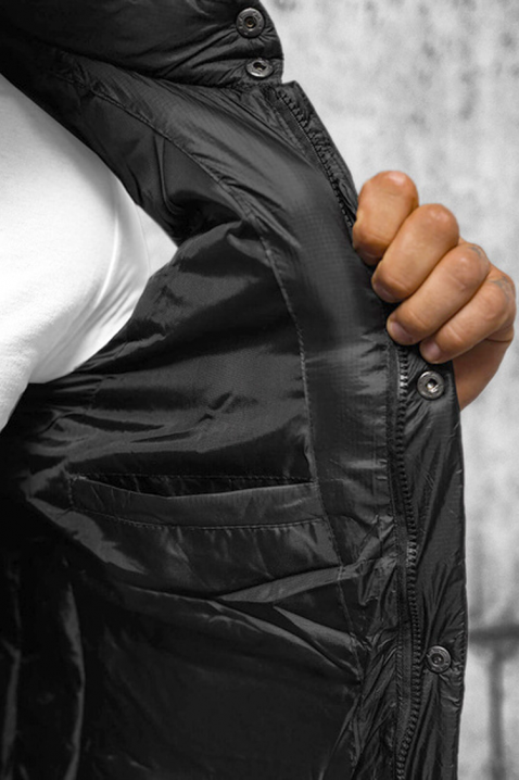 Muški prsluk JERKODO BLACK, Boja: crna, IVET.RS - Nova Kolekcija
