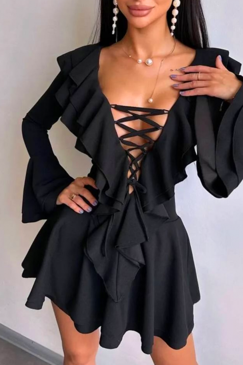 Haljina ZARMOLDA BLACK, Boja: crna, IVET.RS - Nova Kolekcija