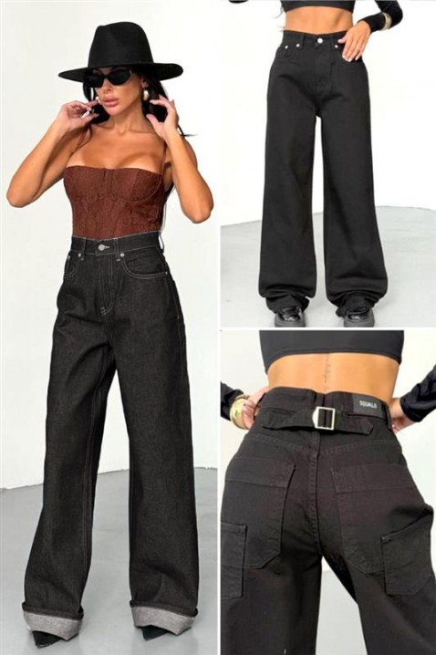 Farmerke DENIMZA BLACK, Boja: crna, IVET.RS - Nova Kolekcija