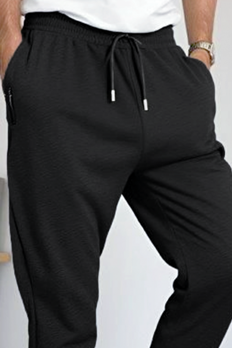 Muške pantalone JOKOTO BLACK, Boja: crna, IVET.RS - Nova Kolekcija