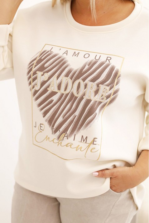 Ženska bluza JORMELDA WHITE, Boja: bela, IVET.RS - Nova Kolekcija