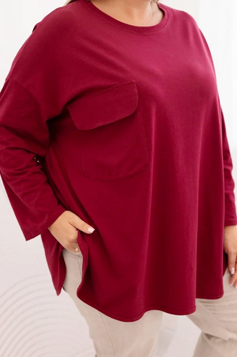 Ženska bluza FRENOLFA RED, Boja: crvena, IVET.RS - Nova Kolekcija