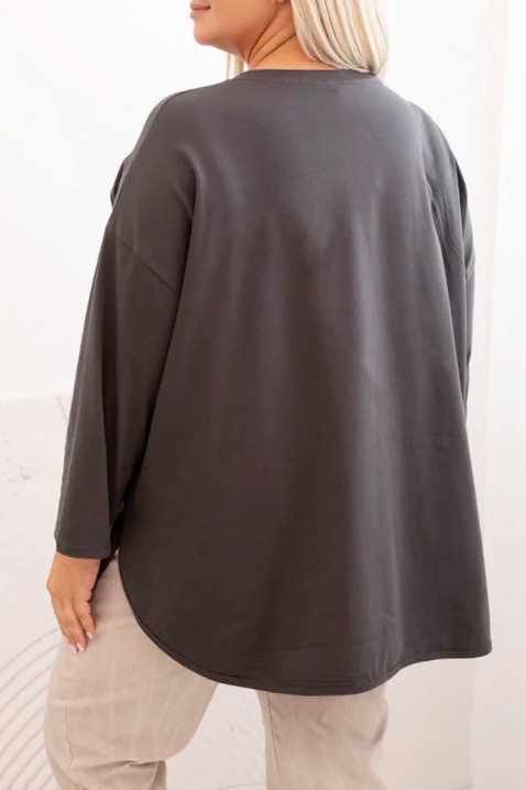 Ženska bluza FRENOLFA GREY, Boja: siva, IVET.RS - Nova Kolekcija