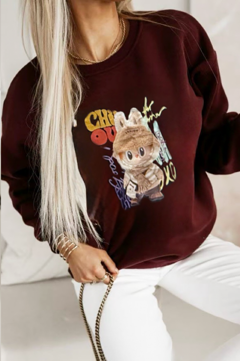 Ženska bluza LABRONZA BORDO, Boja: bordo, IVET.RS - Nova Kolekcija