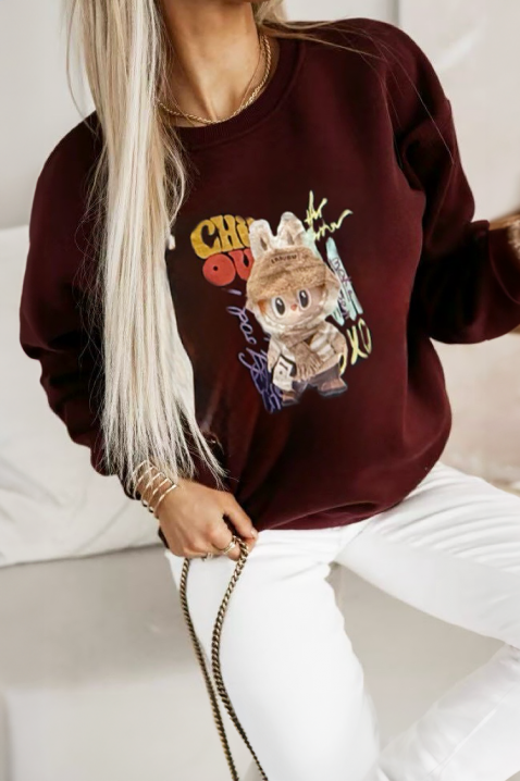 Ženska bluza LABRONZA BORDO, Boja: bordo, IVET.RS - Nova Kolekcija