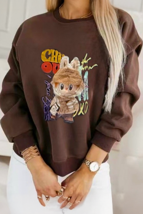 Ženska bluza LABRONZA BROWN, Boja: braon, IVET.RS - Nova Kolekcija