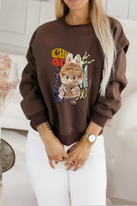 Ženska bluza LABRONZA BROWN, Boja: braon, IVET.RS - Nova Kolekcija