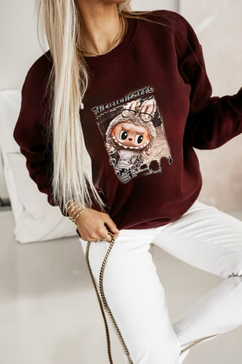 Ženska bluza BUNDEZA BORDO, Boja: bordo, IVET.RS - Nova Kolekcija
